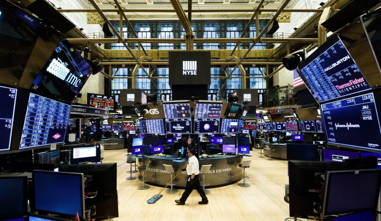 New York Stock Exchange coronaviurus reaction