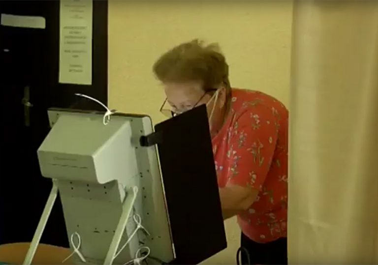 гласуване, машина