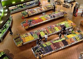 Спад при търговията с хранителни продукти