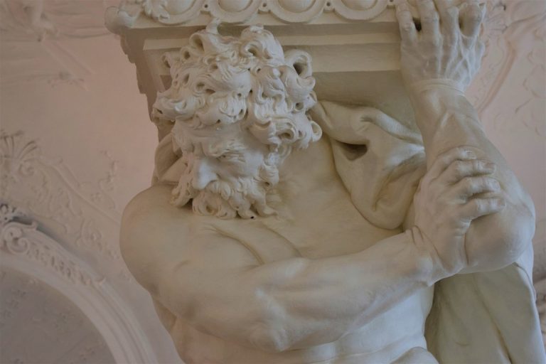 статуя, атлас