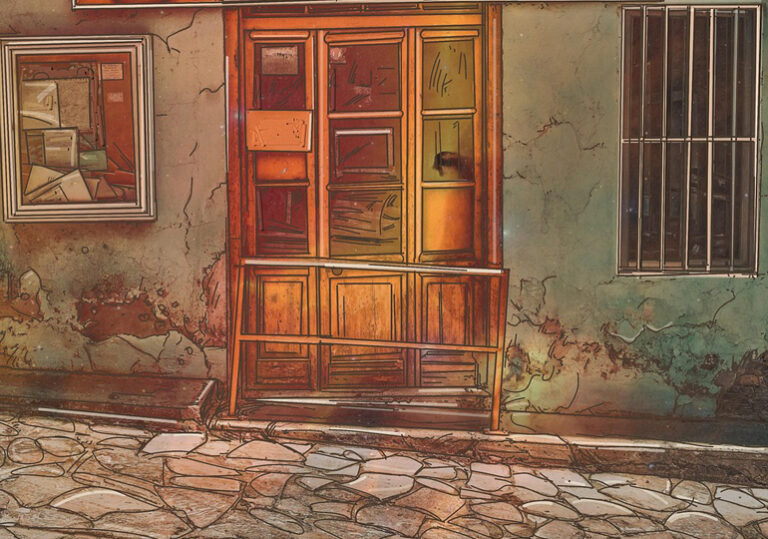 врата магазин фасада дюкян