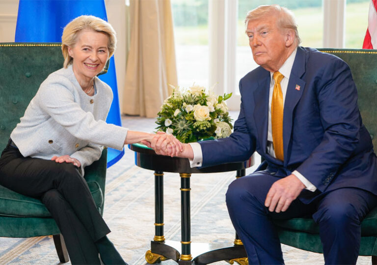 тръмп фон дер лайен